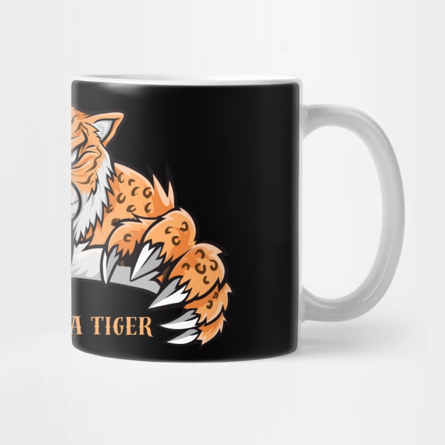 Fierce Like A Tiger by Creatifly Graphic Tees